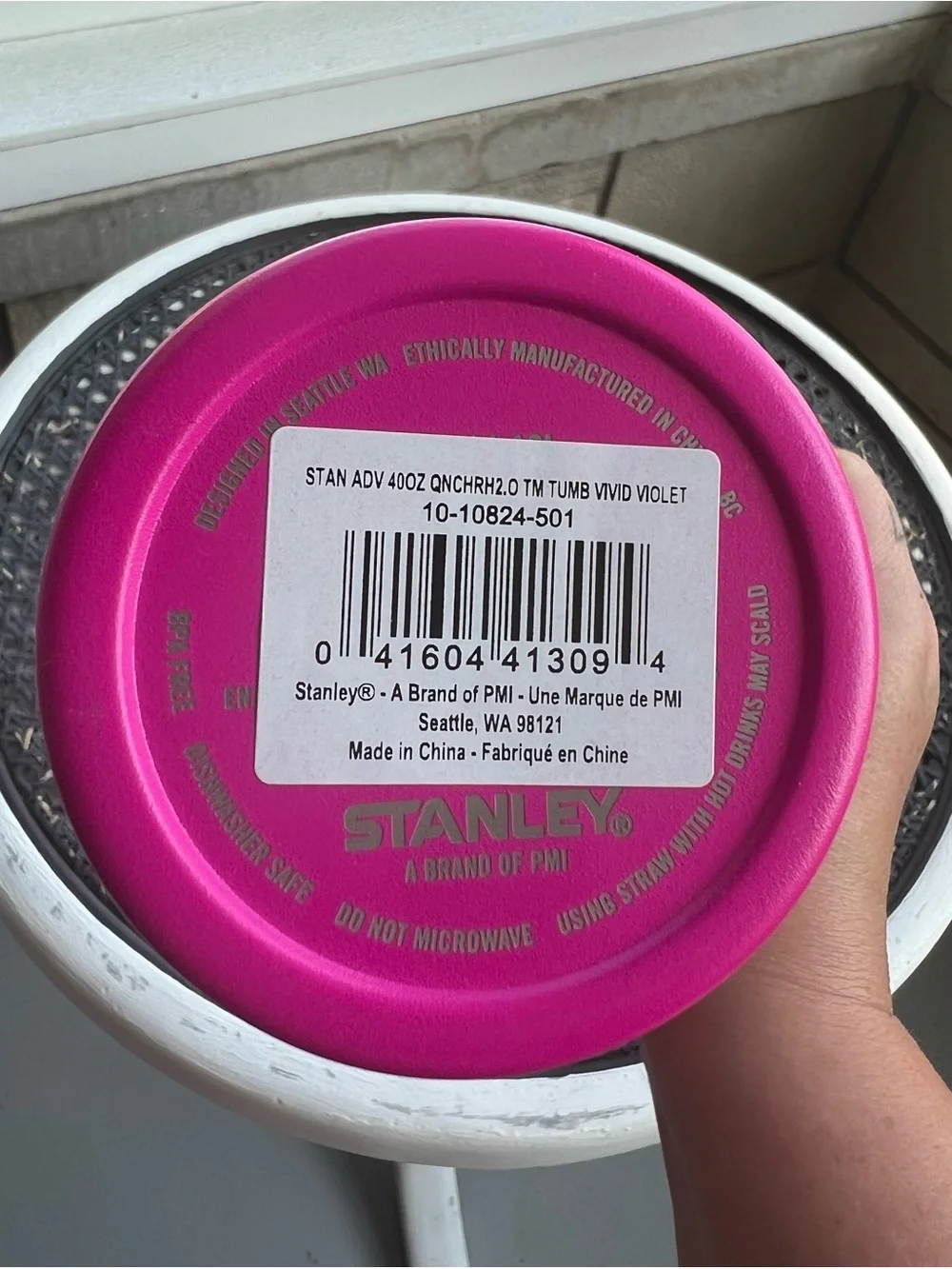 Stanley Vivid Violet Insulated Tumbler with Lid - Picture 3 of 4